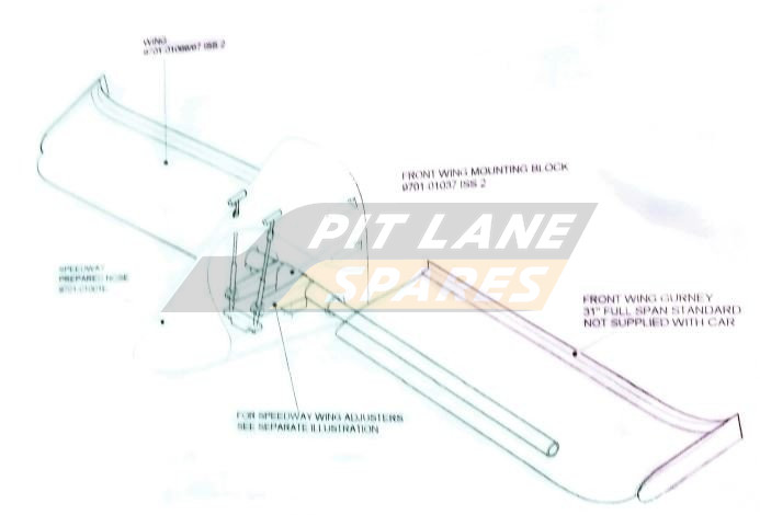 OVAL FRONT WING ASSY Diagram